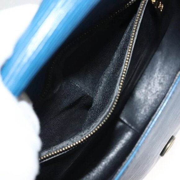 LOUIS VUITTON Epi Saint Cloud GM Shoulder Bag Toledo Blue - Picture 12 of 16